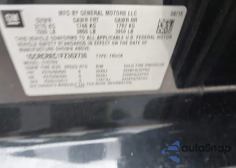 2015 Chevrolet Silverado 1500 1Lt z USA, uszkodzony, nr VIN 1GCRCREC1FZ362736